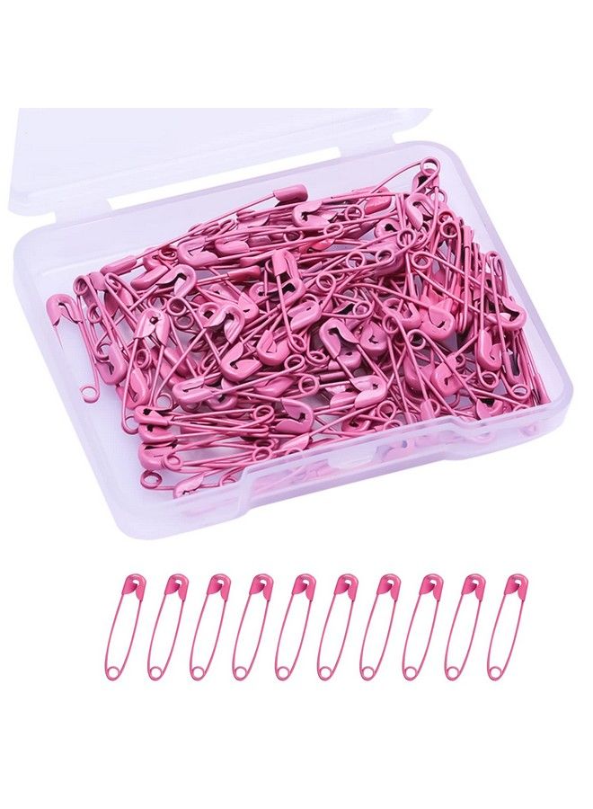 KINBOM 120 Pcs 19Mm Safety Pins Mini Safety Pins Metal Small Safety Pins For Art Craft Sewing Jewelry Making (Pink) - Image 1