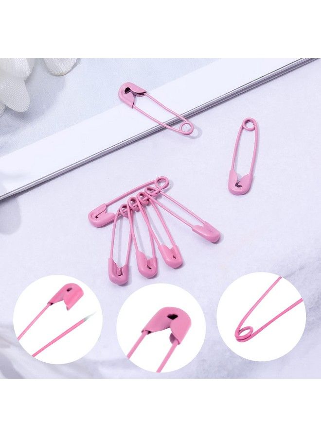 KINBOM 120 Pcs 19Mm Safety Pins Mini Safety Pins Metal Small Safety Pins For Art Craft Sewing Jewelry Making (Pink) - Image 5