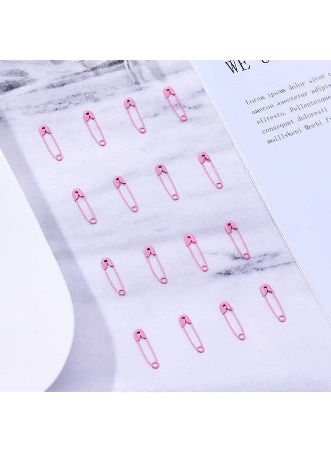 KINBOM 120 Pcs 19Mm Safety Pins Mini Safety Pins Metal Small Safety Pins For Art Craft Sewing Jewelry Making (Pink) - Image 4