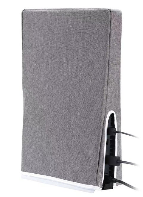 Dust Cover for PS5 Game Console, Anti-Scratch Waterproof Protective Case, Dust Sleeve Guard Cover Compatible for PlayStation 5 Digital Edition & Disc Edition, Grey