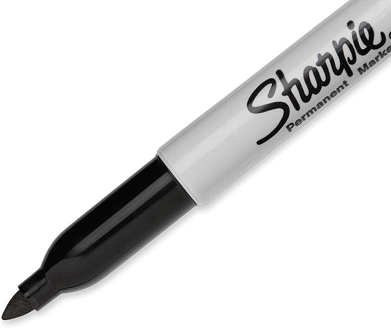 Sharpie Permanent Marker, Fine Point, Black, Pack Of 3 - Image 3