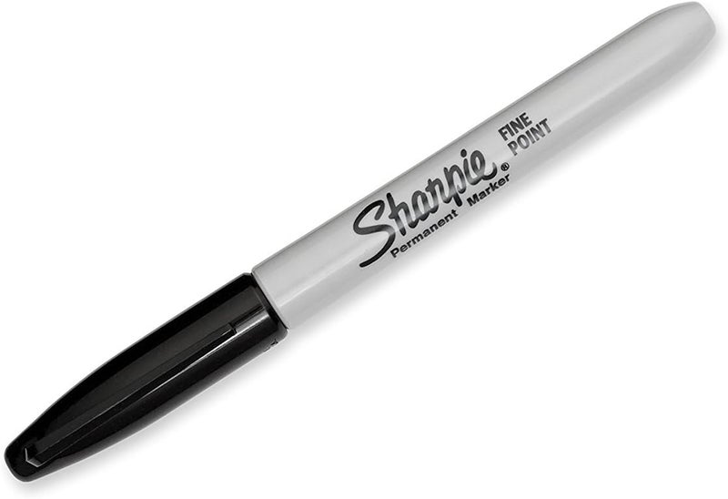 Sharpie Permanent Marker, Fine Point, Black, Pack Of 3 - Image 1