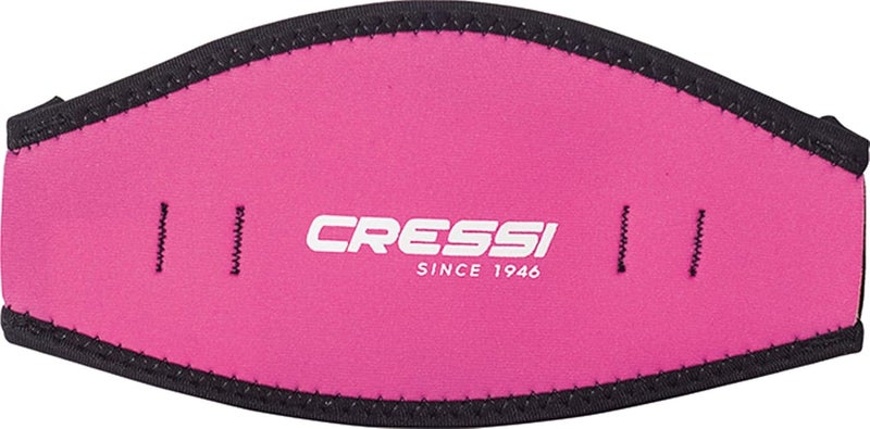 Cressi Unisex Adult Mask Strap Cover in Pink - Neoprene Straps Cover for Snorkeling and Diving Masks - Image 1
