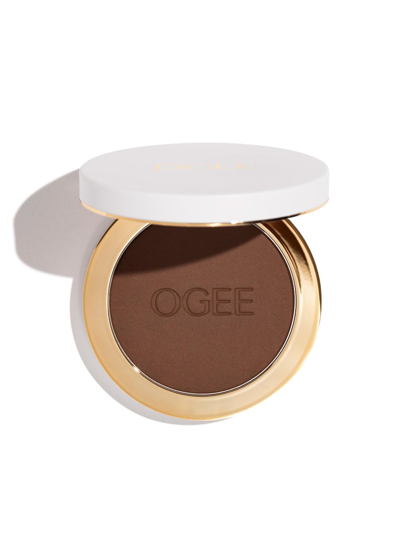 OGEE Ogee Sculpted SkinPerfecting Powder Basalt  FULL SET Case  Refill Makeup Setting Powder  70 Organic Ingredients 