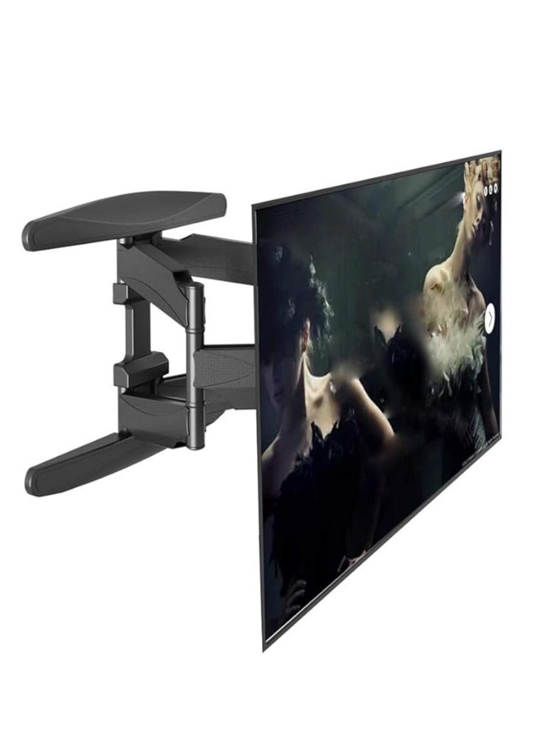 NB Full Motion TV Wall Mount for Most 43-75 Inch TVs with Swivel Joint Tilt Arm Extends 100lbs Max VESA 400x400mm - Image 4