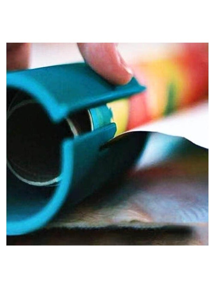 Loquat 3-Piece Wrapping Paper Cutter Tools Craft Paper Roll Sliding Line Cut Trimmer - Image 5