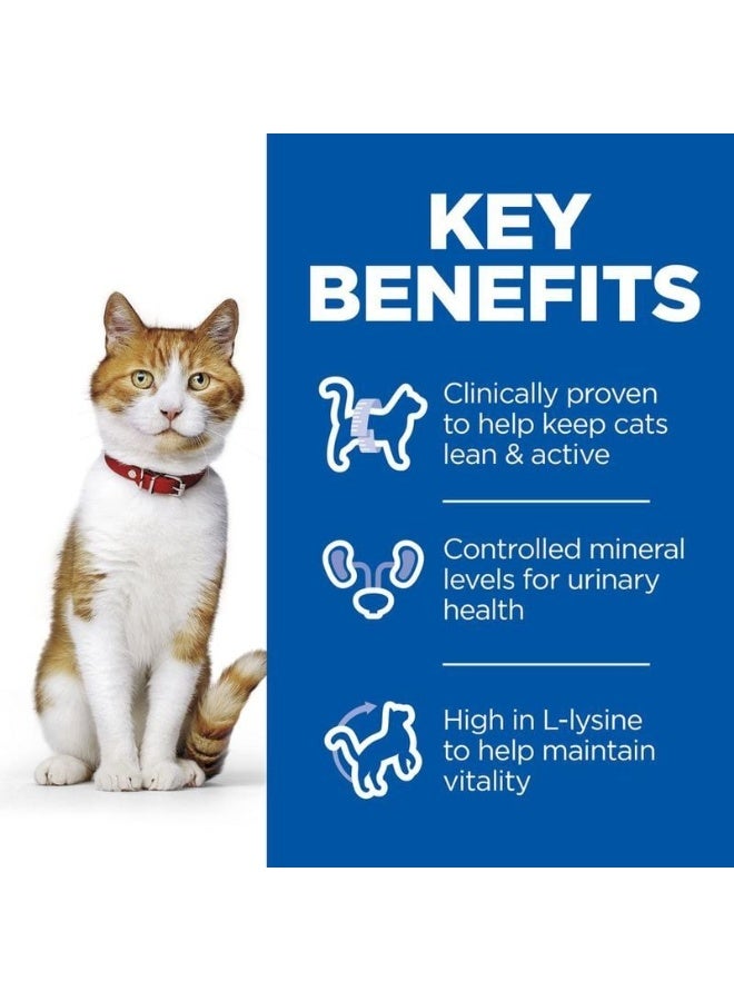 هيلز ساينس بلان غذاء بطعم السلمون للقطط البالغة المعقمة - Image 3