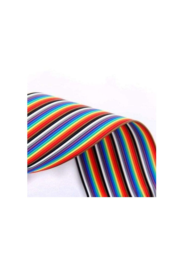 Generic - Besomi Electronics Female to Female Jumper Wires - Pack of 40 Multicolor Ribbon Cables, 20cm Each, Tinned Copper Conductor, Ideal for Prototyping, Arduino, Raspberry Pi Projects - Image 1