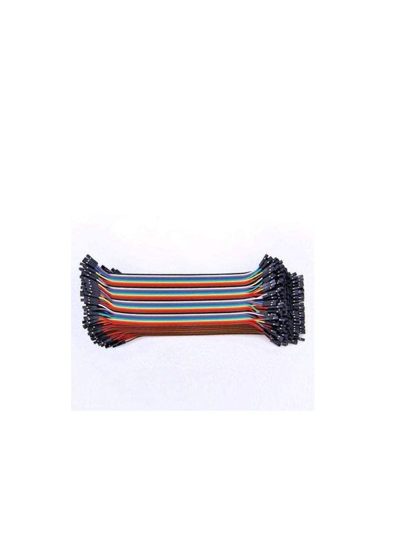 Generic - Besomi Electronics Female to Female Jumper Wires - Pack of 40 Multicolor Ribbon Cables, 20cm Each, Tinned Copper Conductor, Ideal for Prototyping, Arduino, Raspberry Pi Projects - Image 1