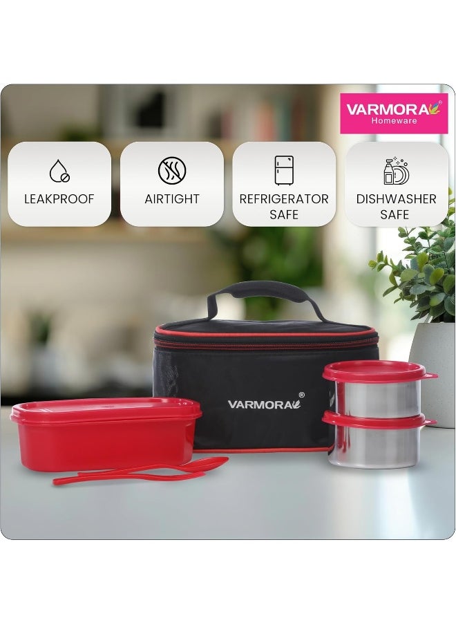 Varmora - SS Duo Lunch Box Raspberry Pink - Image 1