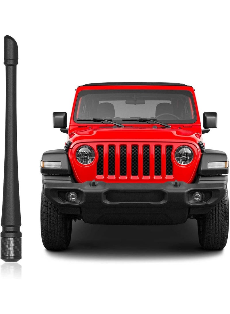 هوائي 7 بوصة ، مناسب لـ Jeep Wrangler JK JT JL JLU JKU Sahara Rubicon Sport 2007-2023 ، استبدال هوائي مرن لاستقبال FM / AM محسن لتصميم Jeep Gladiator - Image 1