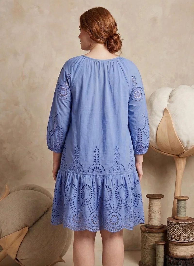 Alaya Women   Cotton Midi Dress -AL3709