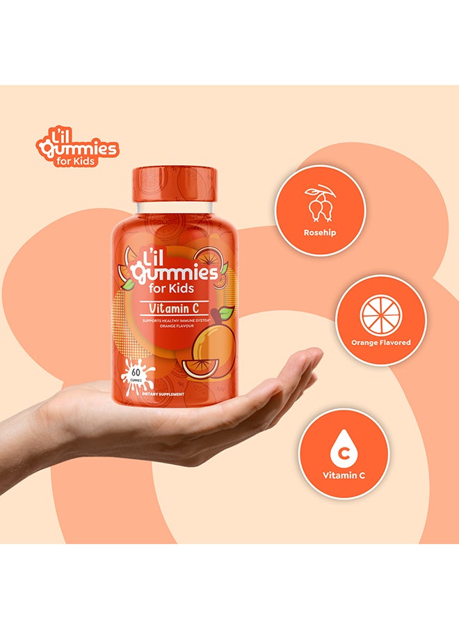 Vitamin C Immunity Gummies For Kids - 60 Vegan Gummies, Natural Orange Flavor, Supports Immunity Defense - pzsku/Z7AFA28ED52E8AF4C05F0Z/45/_/1695968644/78fb2c76-ef07-4b20-8ffd-93ac522ac738