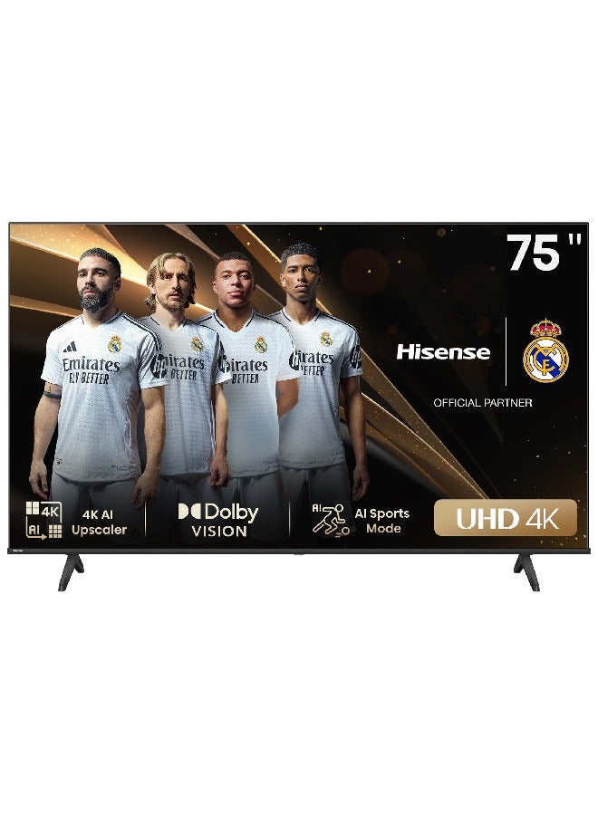 هايسنس، 75 بوصة، 4K ذكي، UHD، 60 هرتز