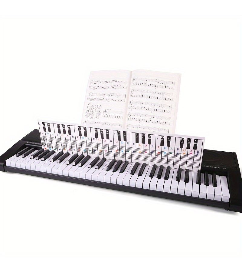 1 Pcs Piano Fingering Practice Sheet 88 Key Keyboard Chart - Image 5