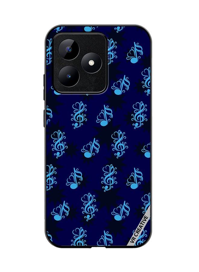 VR CREATIVE Protective Case Cover For Realme C53 Music Pattern Design Multicolour - Image 1