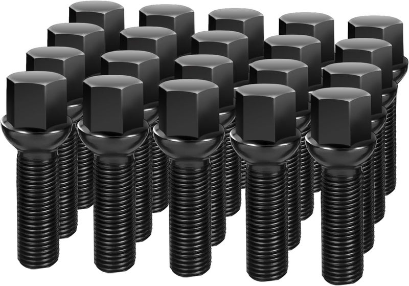 SOOMJ dynofit 14x1.5 Extended Lug Bolts for Wheel Spacers - 20pcs 40mm Shank/64mm Tall Ball Seat - Image 1