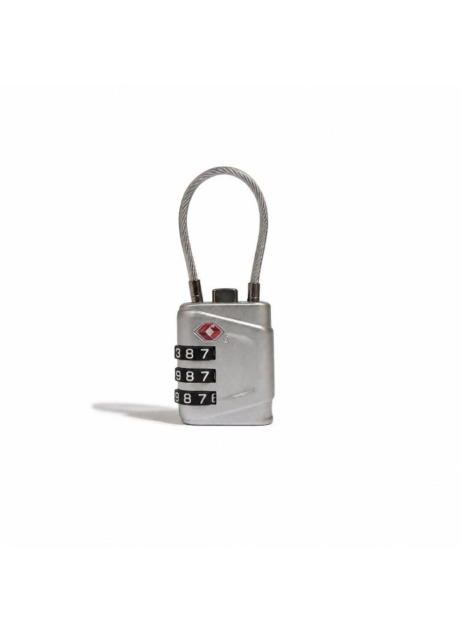 MAGELLAN TSA Travel Lock with Flexible Cable – 3-Digit Combination Luggage Lock for Suitcases & Bags – Lightweight & Durable Security Lock for Travel - Image 1