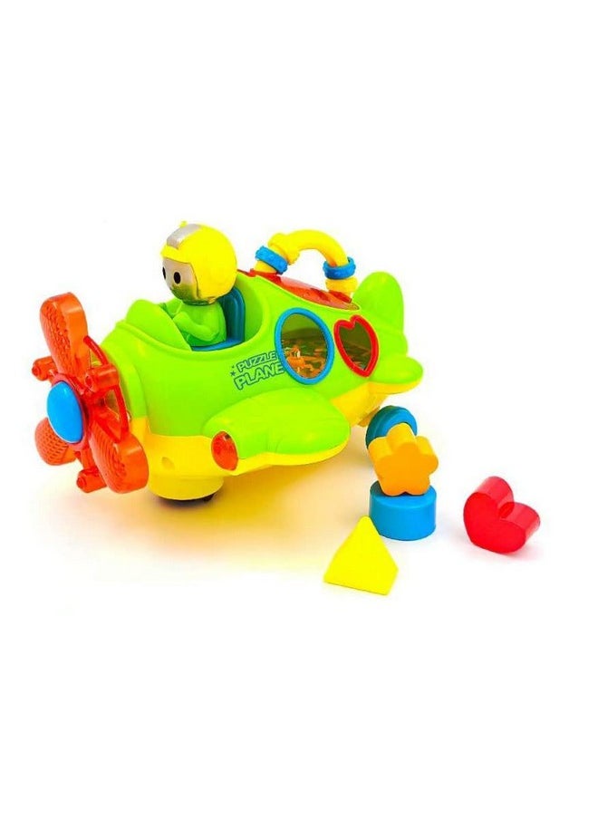 Kiti Kits KITI KITS New Born Baby Sleep Projector Toy, Air Craft Learning Musical Toy for Kids Toddlers, Airplane with Sound & Light(Without Remote)  - Image 1