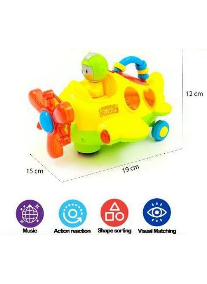 Kiti Kits KITI KITS New Born Baby Sleep Projector Toy, Air Craft Learning Musical Toy for Kids Toddlers, Airplane with Sound & Light(Without Remote)  - Image 5