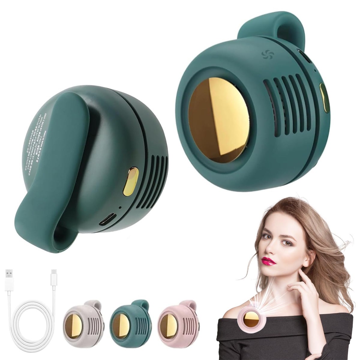 Small Power Clips Generic Portable Silent Mini Bladeless Fan Clip On, Small Fan Clip on ...