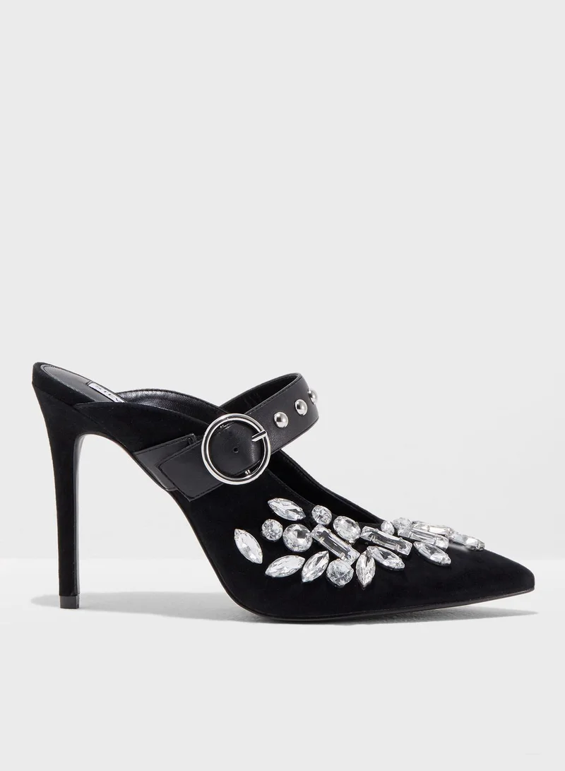 STEVE MADDEN Keep Embellished Mary Jane Pump
