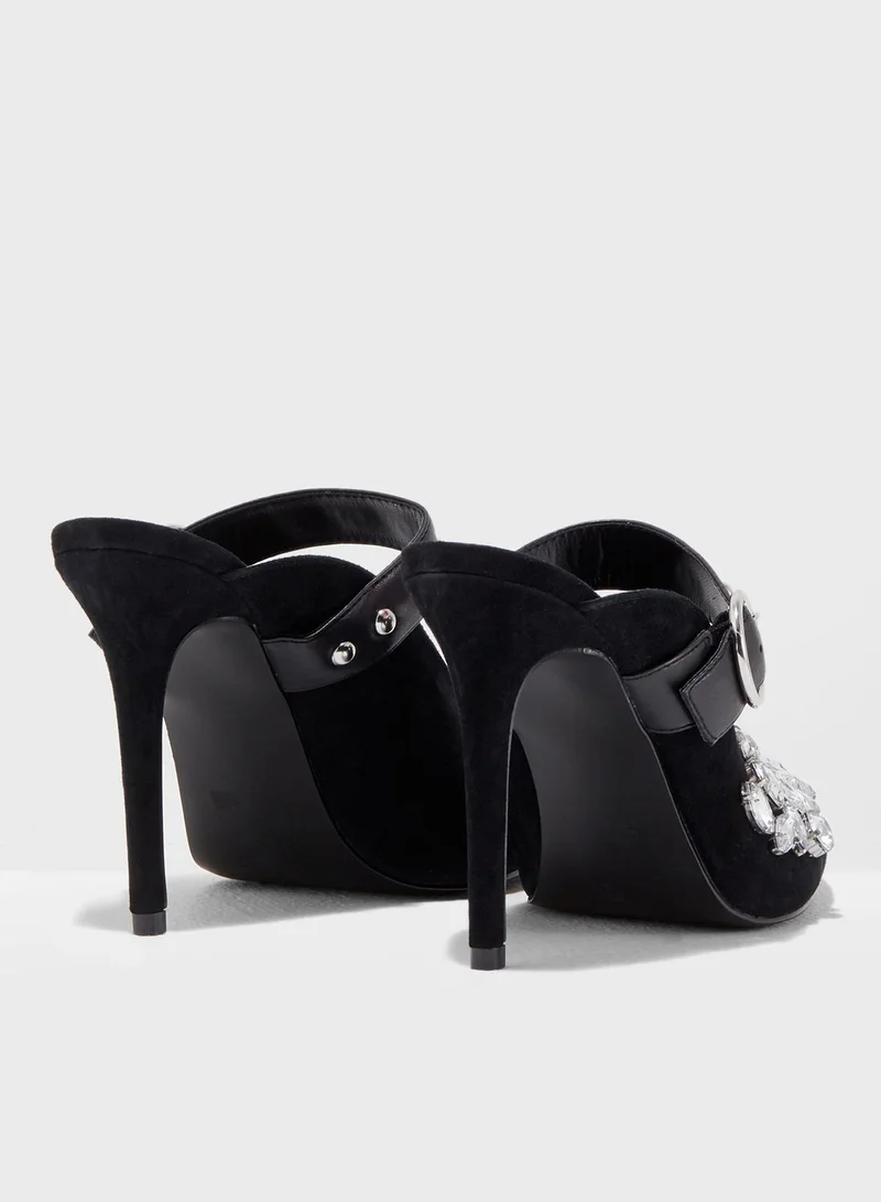 STEVE MADDEN Keep Embellished Mary Jane Pump