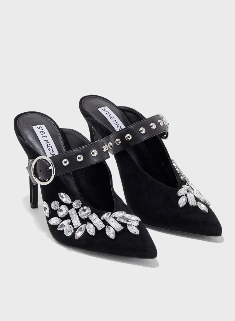 STEVE MADDEN Keep Embellished Mary Jane Pump