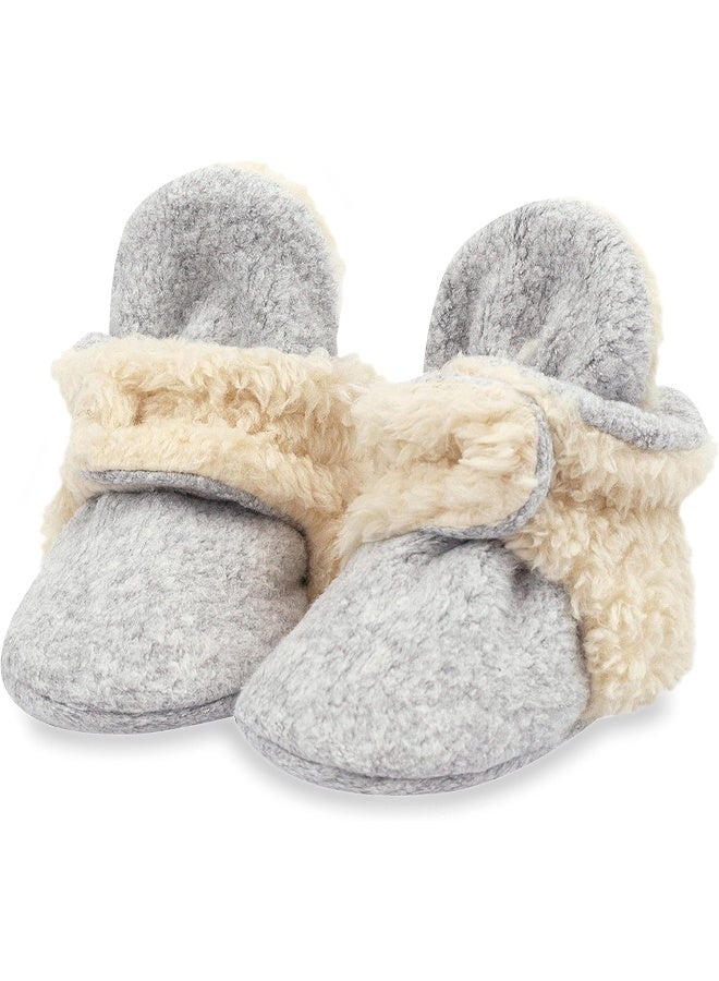 Zutano Zutano Cozie Fleece Baby Booties, Unisex, For Newborns and Infants  - Image 1