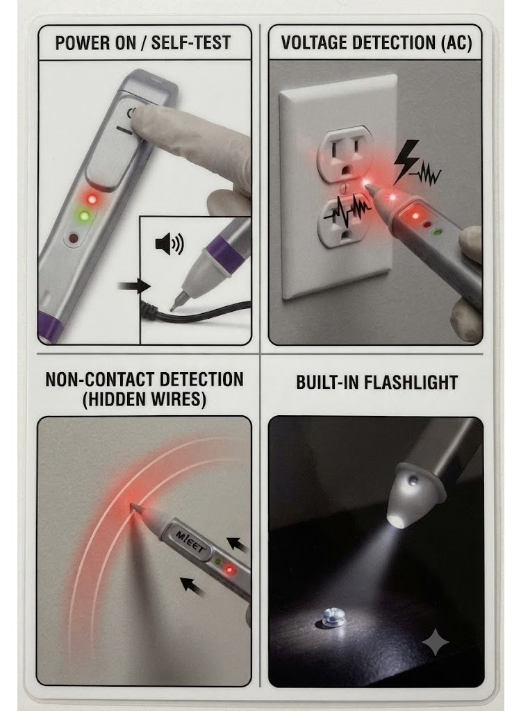 MEET Multi-function Electronic Voltage Tester - Image 2