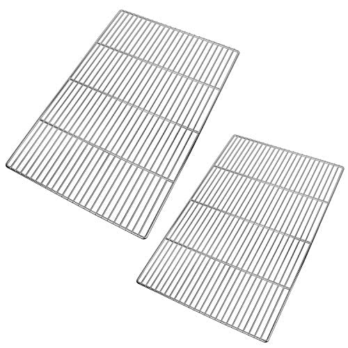 LANEJOY LANEJOY BBQ Grill Grates Replacement Stainless Steel Barbecue Wire Mesh Multifunction Cooking Grate for Outdoor Grill 2 Pack 20 131612 78 