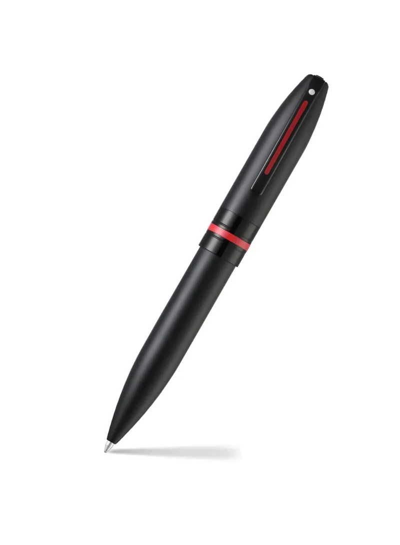 SHEAFFER Sheaffer® ICON 9108 Matte Black Ballpoint Pen With Gloss Red Trim