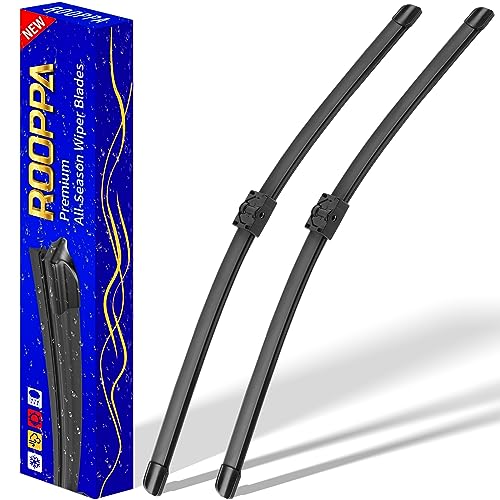 Rooppa 2 wipers Replacement for BMW 3-Series 4-Door E90 E91 06/2006-08/2009 325xi 328i 328xi 328ixDrive 330i 330xi 335i 335xi M3, Windshield Wiper Blades Original Equipment Replacement - 24"/19" (Set of 2) - Image 1