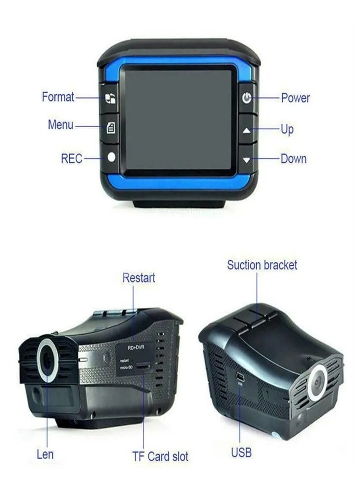 Upgraded full-frequency driving recorder, 2.0-inch LCD screen, 140-degree ultra-wide-angle lens - Image 5