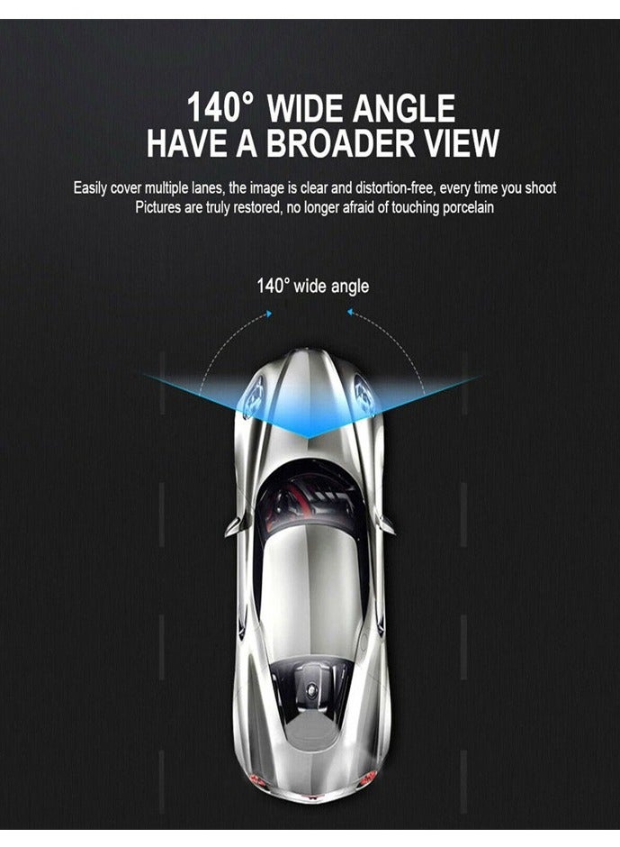 Upgraded full-frequency driving recorder, 2.0-inch LCD screen, 140-degree ultra-wide-angle lens - Image 3