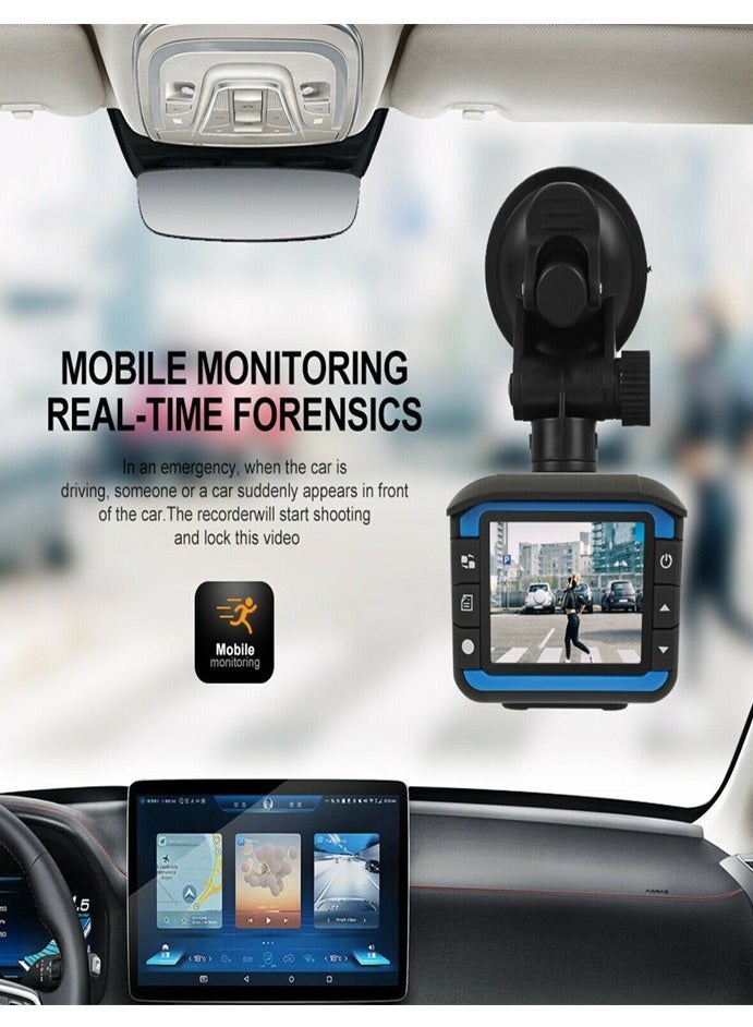 Upgraded full-frequency driving recorder, 2.0-inch LCD screen, 140-degree ultra-wide-angle lens - Image 2