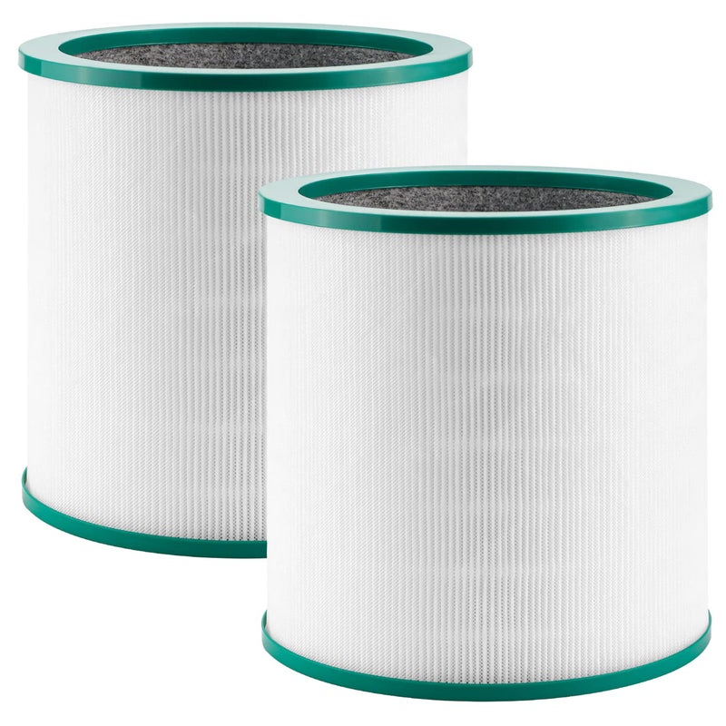 Improvedhand Air Purifier Filter Replacement for Dyson TP01 TP02 TP03 BP01 Compatible with Dyson Pure Cool Link Tower Air Purifier HEPA 360 Glass Air Purifier FilterCompare to 96812603Pack of 2