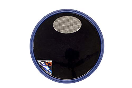 Offworld Percussion Invader V3 Scott Johnson System Blue Practice Pad with Rim - Image 2