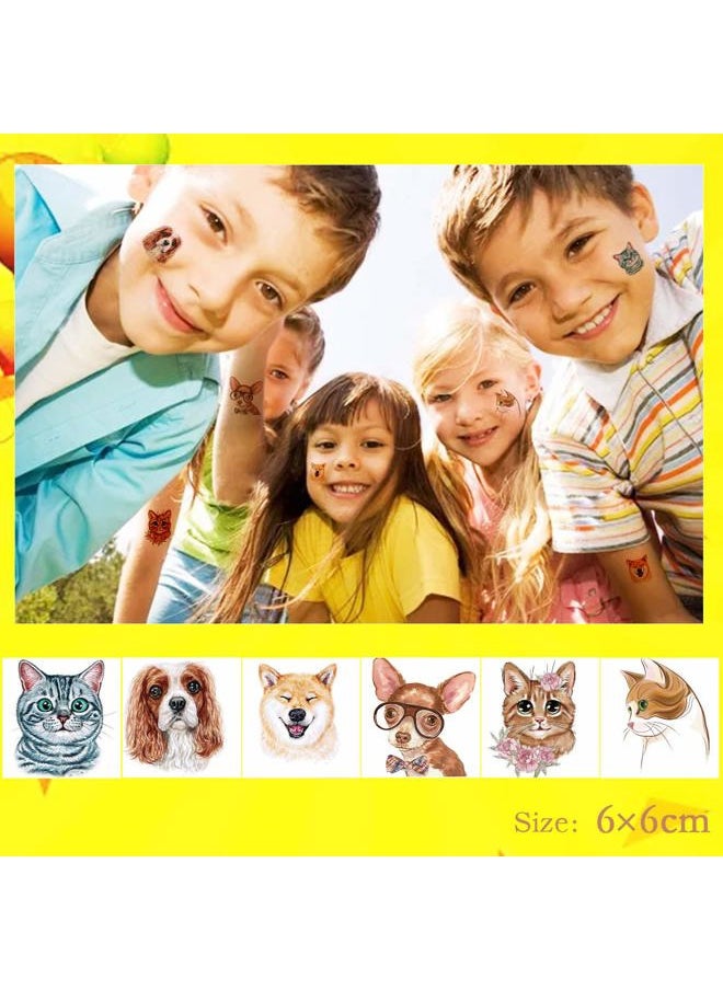 Hotoyannia - Animals Theme Temporary Tattoos for Kids, Featured Zoo Patterned Body Art Waterproof Tattoos Toddler Tattoos, Fake Tattoos for Boys Girls, 36 Sheets - Image 1