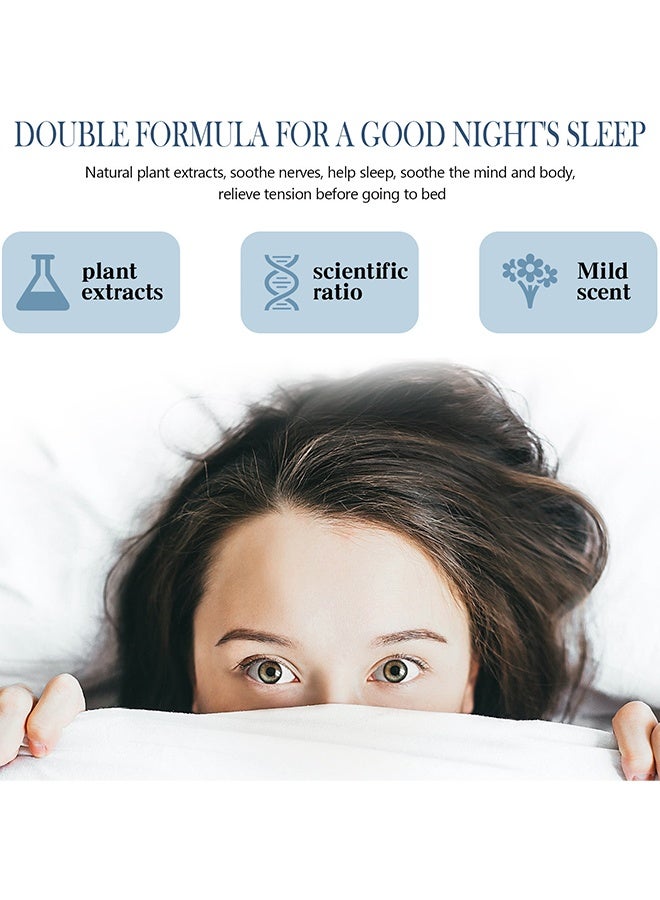 سيمونث رذاذ الوسادة ميست للنوم العميق، مساعد طبيعي للنوم، رذاذ وسادة باللافندر والفانيليا للعلاج بالروائح، زيوت عطرية نباتية للعلاج بالروائح للنوم، يساعد على النوم بسهولة وراحة. 75 مل - Image 3