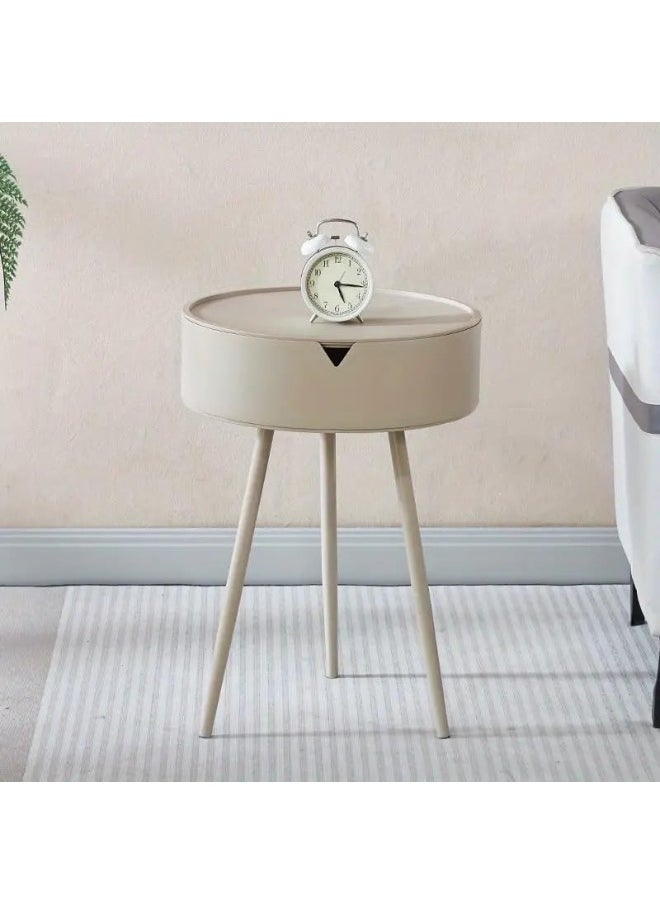 Generic SUPAAR Bedside Table - Stylish, Space-Saving Design With Storage, Easy Assembly, Lightweight Plastic BED table  - Image 2