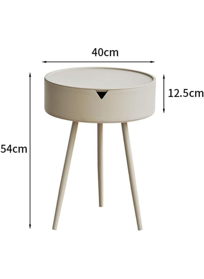 Generic SUPAAR Bedside Table - Stylish, Space-Saving Design With Storage, Easy Assembly, Lightweight Plastic BED table  - Image 3