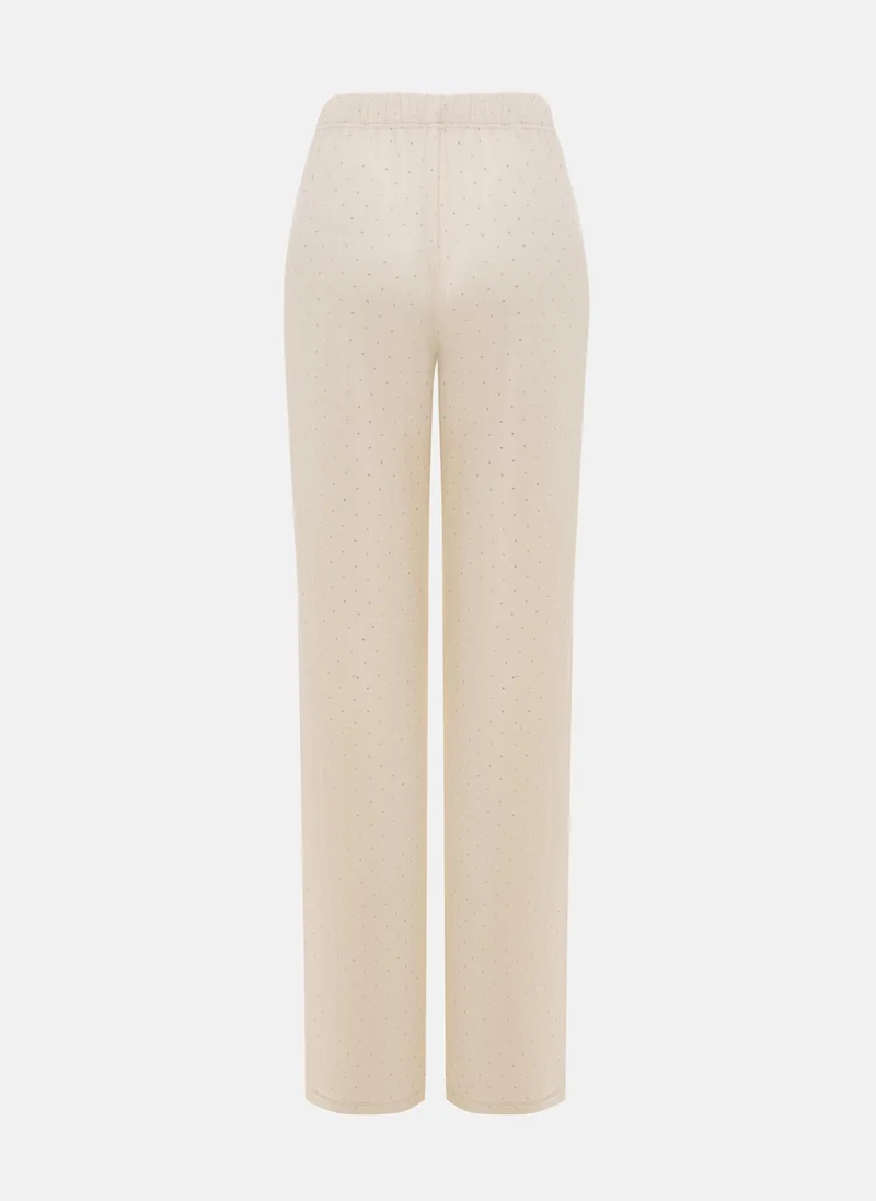 Lichi Rhinestone jersey trousers
