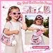 Toylink Toddler Purse for Little Girls Pretend Play Makeup Toy Set for Toddlers 35 with Plushie Phone Wallet My First Kids Purse Princess Birthday Gifts for 3 4 5 6 7 8 Year Old Baby Girls - Image 4