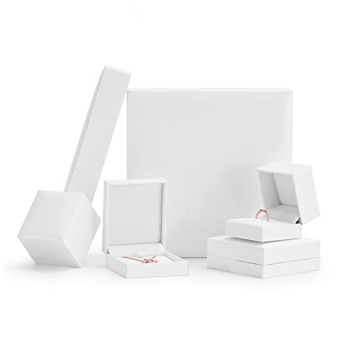 Oirlv Earring Gift Box,White Velvet Jewelry Box - Image 4