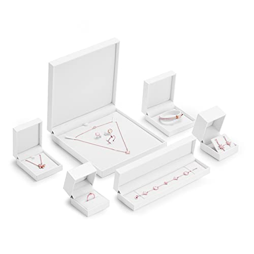 Oirlv Earring Gift Box,White Velvet Jewelry Box - Image 3