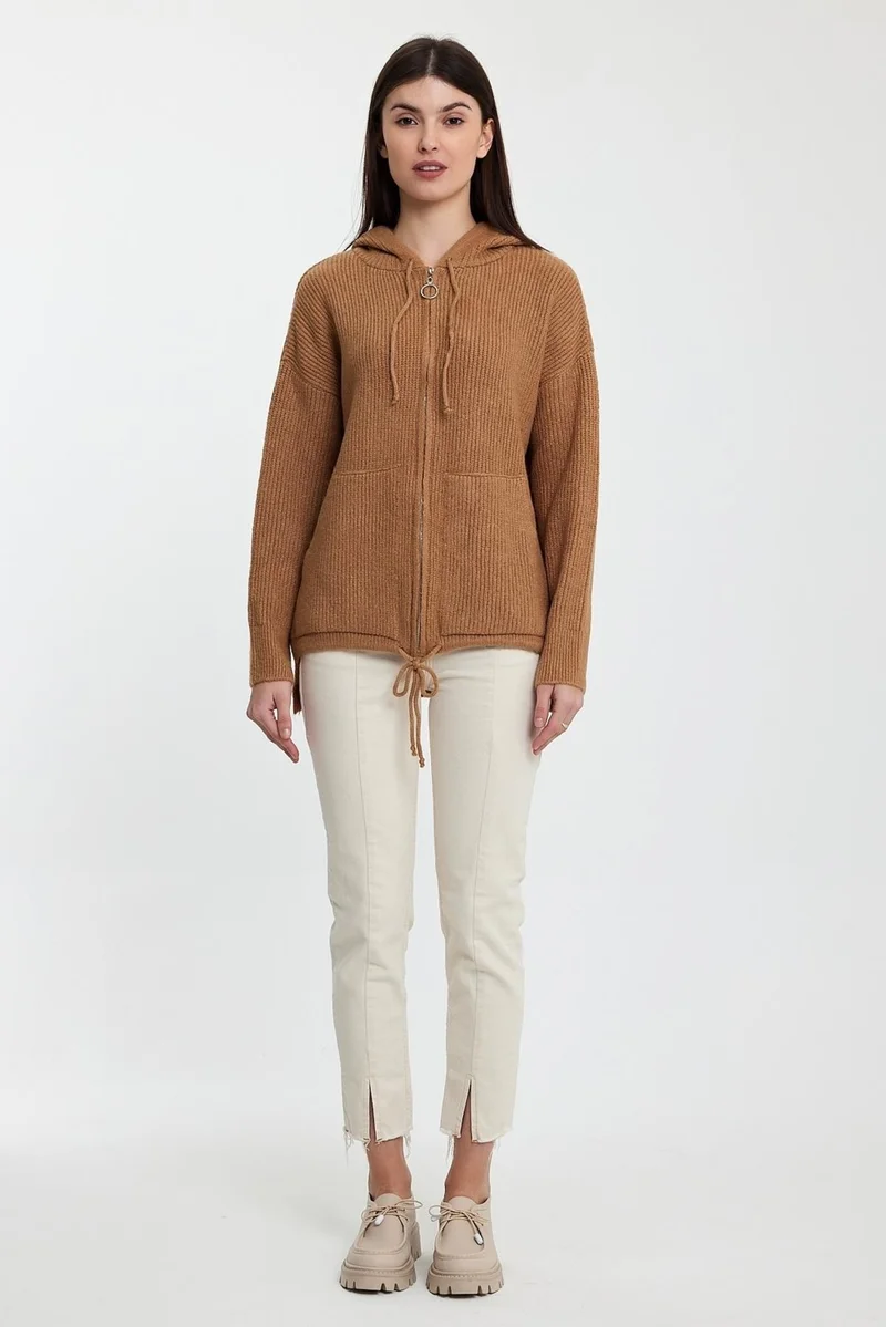 Alexander Gardi Hooded Zippered Knitwear CARDIGAN(A92409-S)