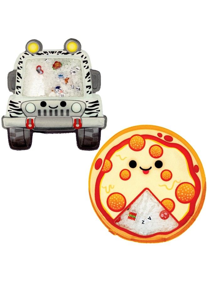 Vango Bizyboo Hide ‘N’ Seek Busy Bag Characters Hidden Object Search Problem Solving Sensory Puzzle For Kids 3 And Up 2 Pack (Cruz & Papa Pizza) - Image 2