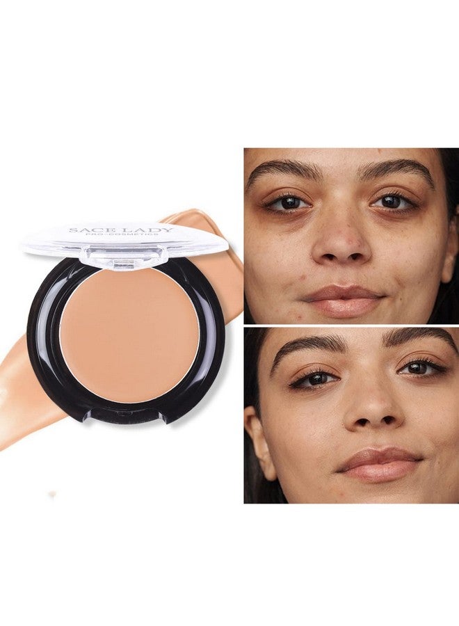 SACE LADY Waterproof Full Coverage Concealer Makeup Kit with Primer Sponge - Matte Liquid Foundation for Face, Eye, and Acne Scar Cover - Image 3