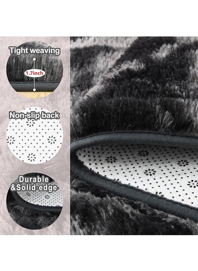 JCB CHIC Area Rugs for Living Room Bedroom, Soft Modern Indoor Fuzzy Shaggy Area Rug, Non-Slip Furry Rug for Teen Girls and Boys,Nursery Kids Room Dorm Home Decor, High Pile Plush Floor Carpet(150x200cm) - Image 3